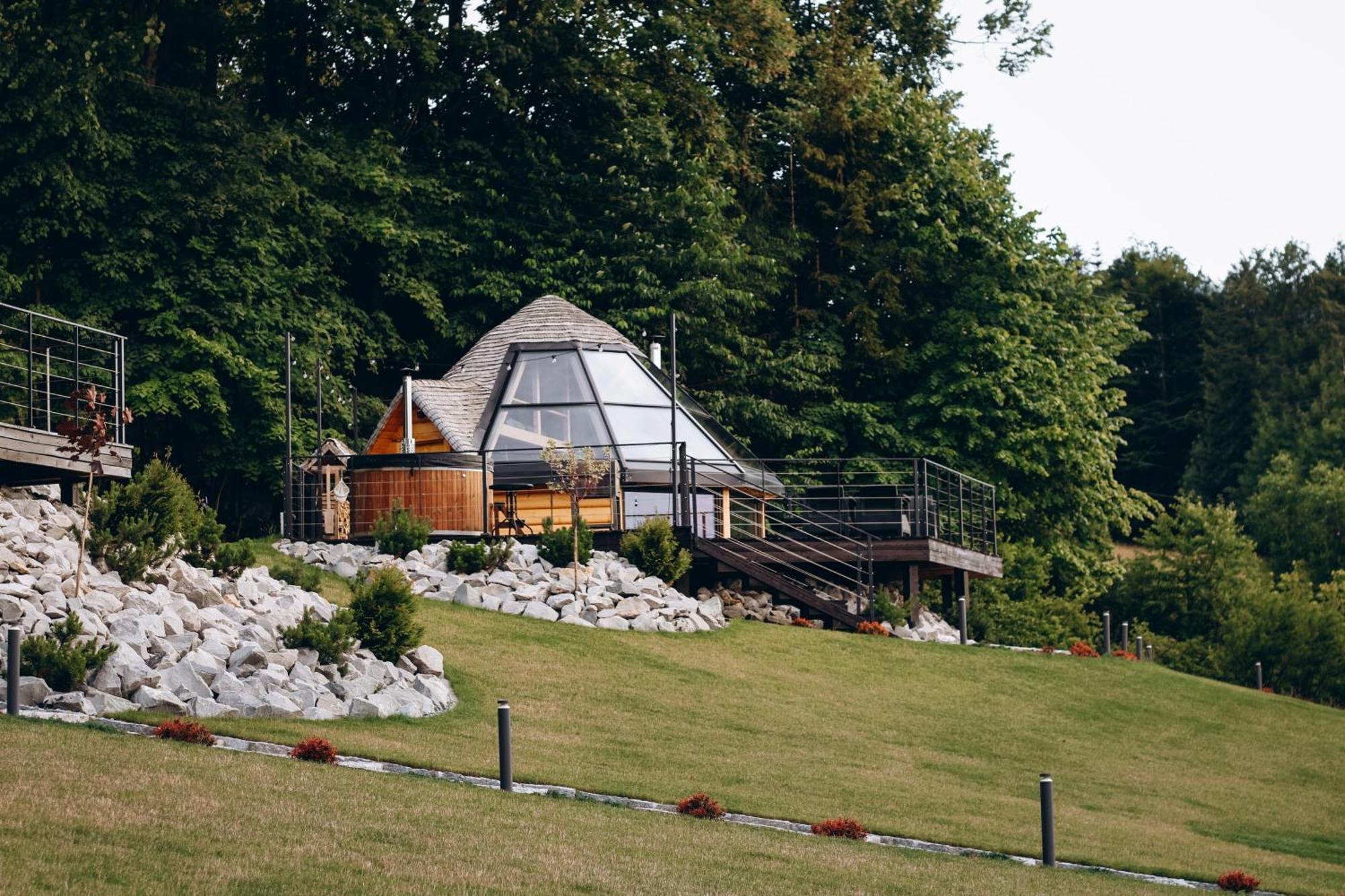Osada Poli Koniakow - Panoramiczny Domek Nr 5 Z Prywatna Balia I Hydromasazem Exterior foto
